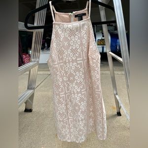 White Lace Mini dress